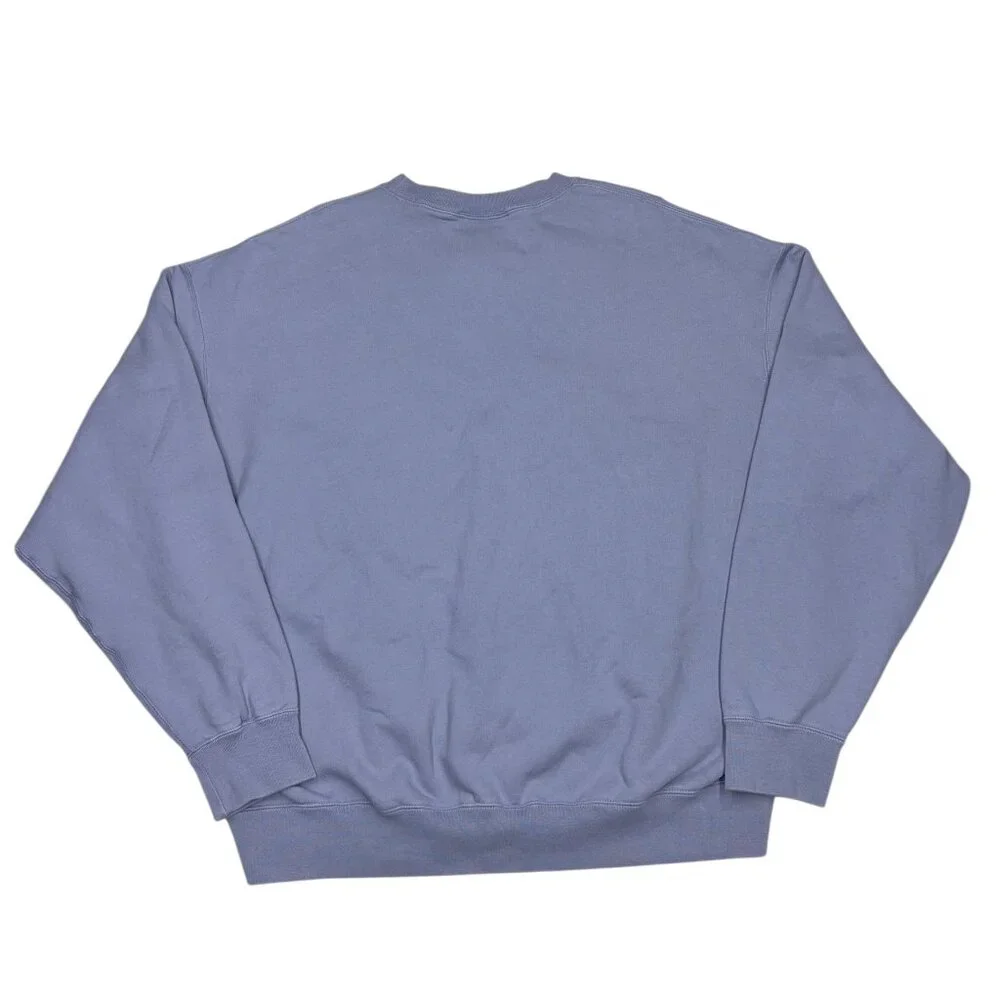 Nike Men's Sweatshirt Solo Swoosh Fleece Crewneck Blue - Size XL - Picture 3 of 9